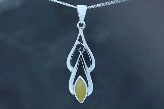 Scottish Marble Pendant - Long Weave