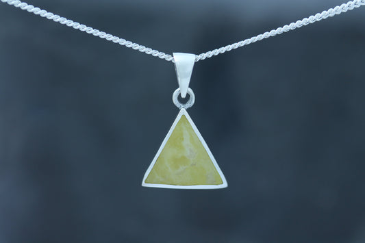 Scottish Marble Pendant - Triangle