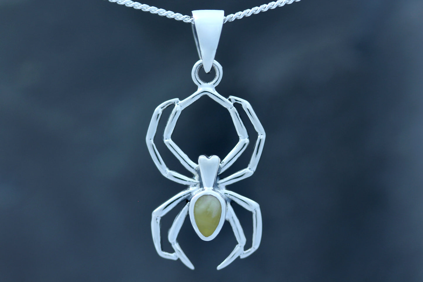 Scottish Marble Pendant - Contemporary Spider