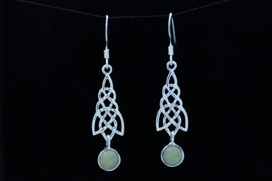 Scottish Marble Earrings- Celtic Cascade