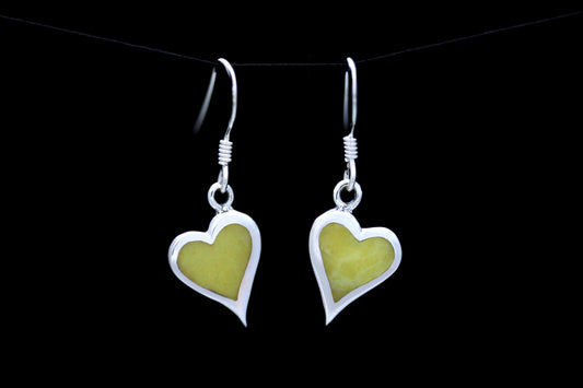 Scottish Marble Earrings - Love Hearts