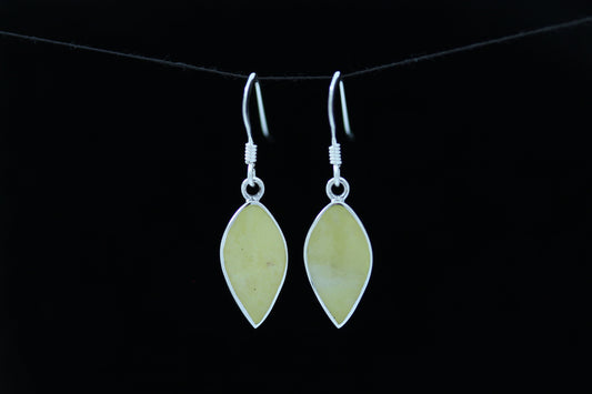 Scottish Marble Earrings - Falling Leaf