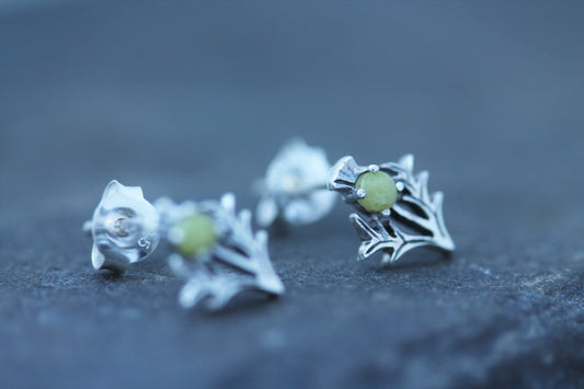 Scottish Thistle Studs - Wee Scottish Marble