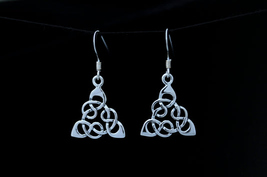 Triquetra Earrings - Pictish Triangle