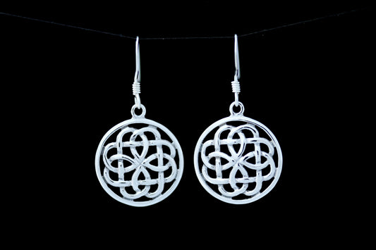 Celtic Knot Earrings - Flower Knot