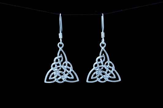 Triquetra Earrings - Kells Triangle