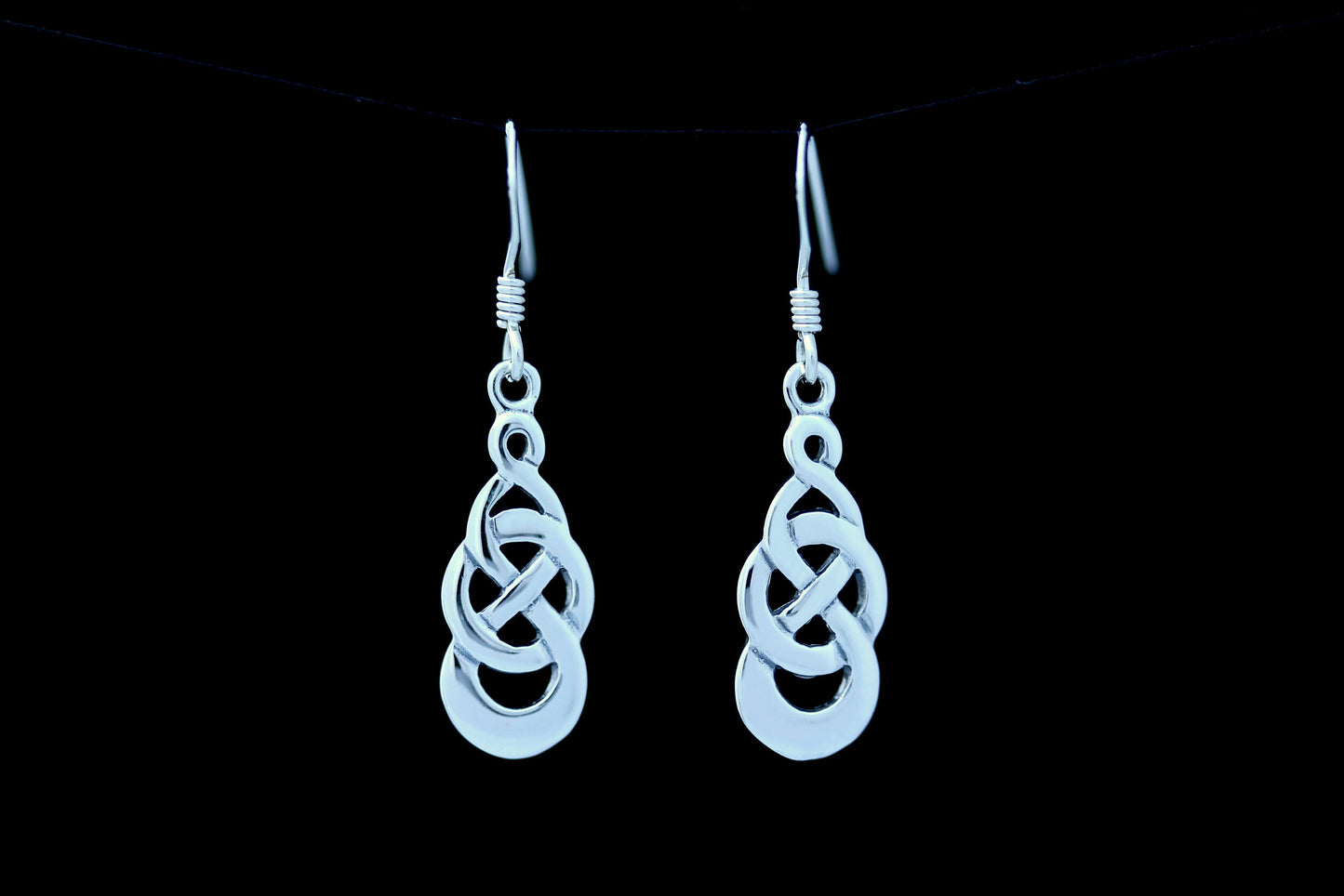 Celtic Knot Earrings - Large Looped Knot