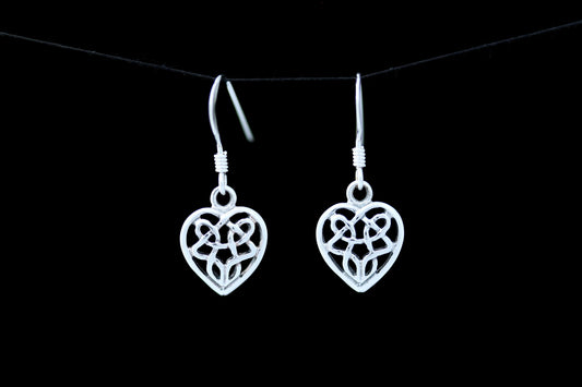 Celtic Knot Earrings - Heart Knot