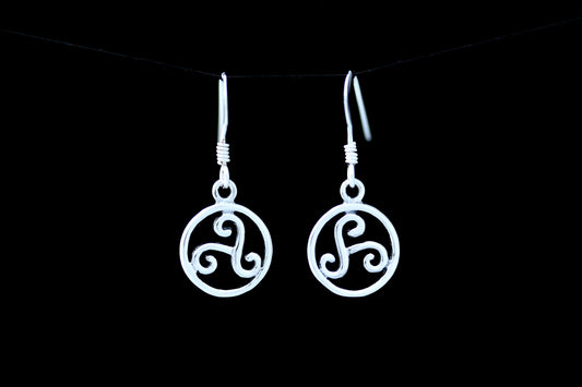 Triskele Earrings - Cosmic Growth