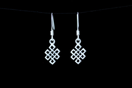 Celtic Knot Earrings - Dainty Padlock knot