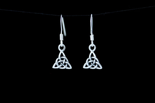 Triquetra Earrings - Knotted Trinity
