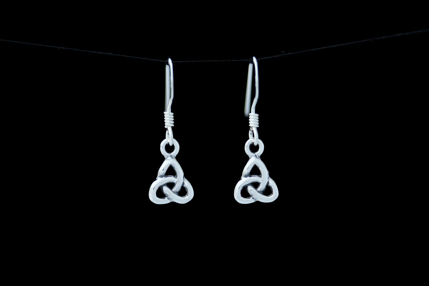 Triquetra Earrings - Rounded  Arms