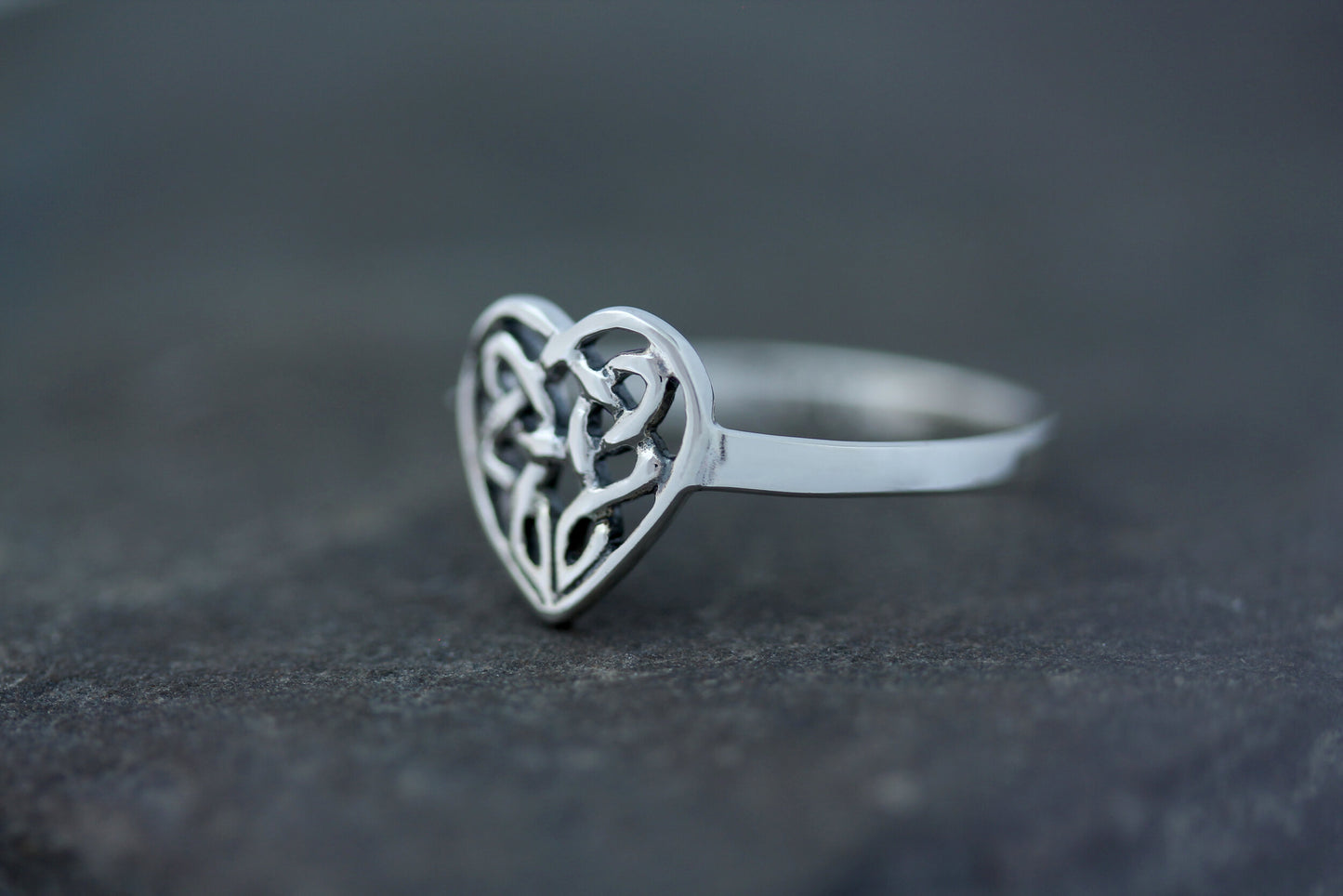 Celtic Knot Ring - Celtic Heart