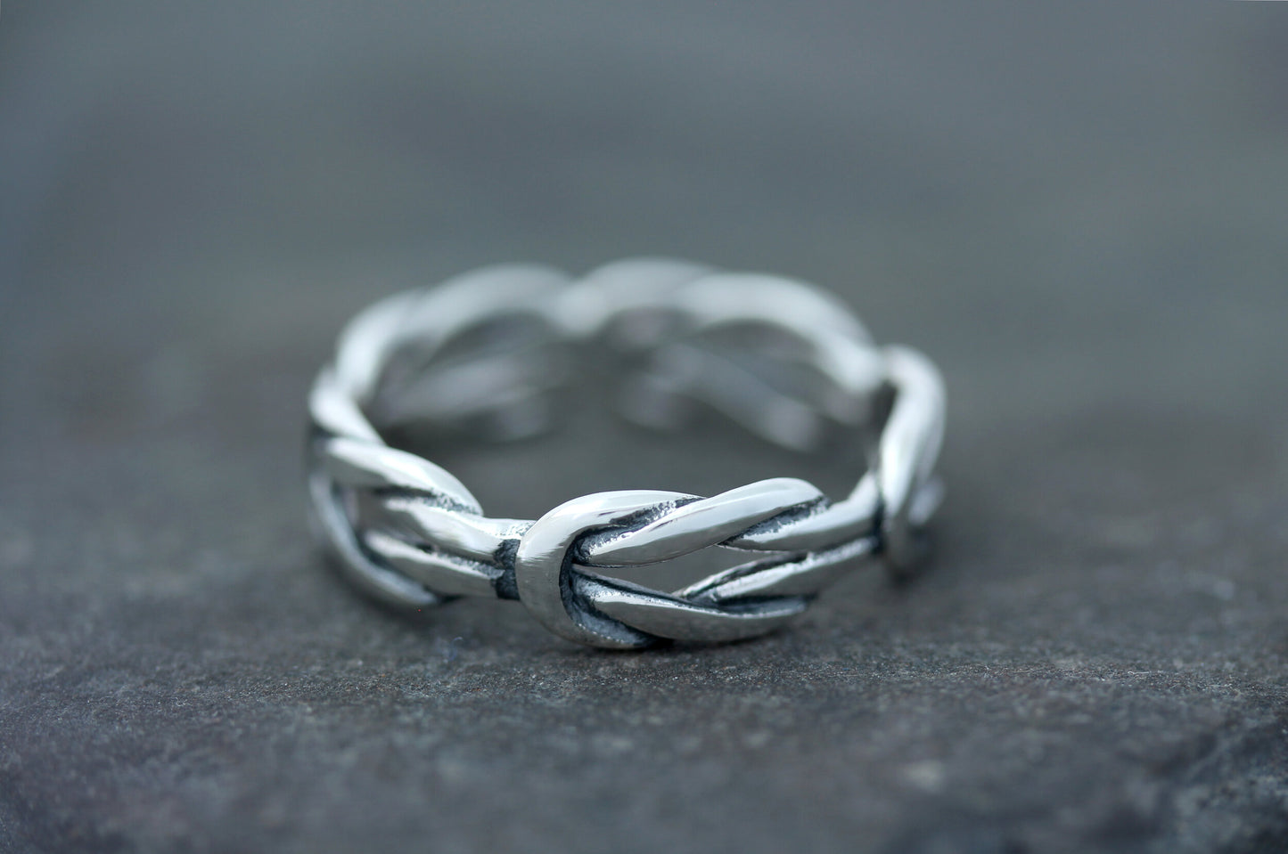 Celtic Knot Ring - Eternal Knot Band