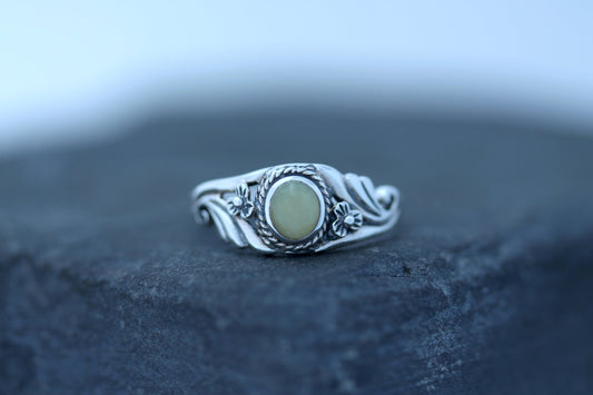 Scottish Marble Ring- Flower wave