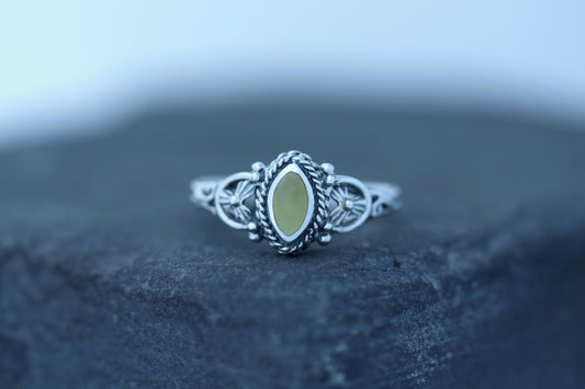 Scottish Marble Ring- Vintage Marquee