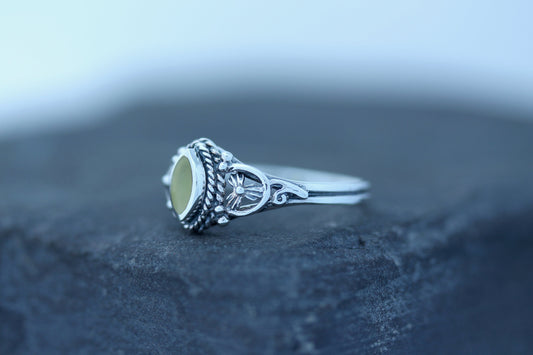 Scottish Marble Ring- Vintage Marquee