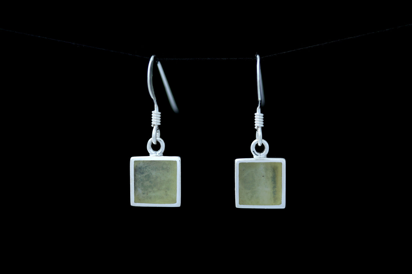 Scottish Marble Earrings - Squares