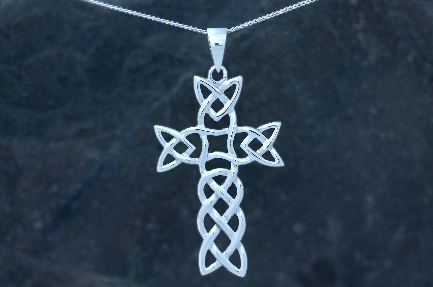 Celtic Cross Pendant - Open Celtic Loop