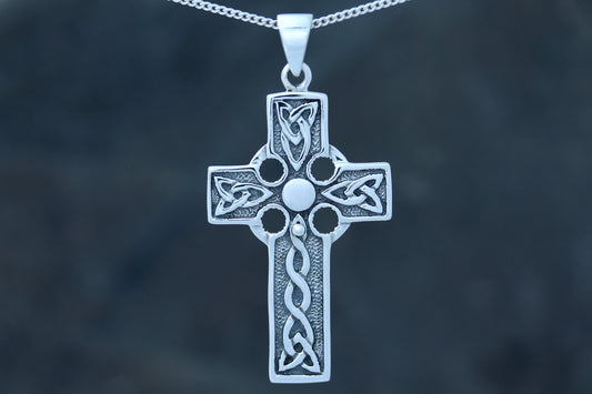 Celtic Cross Pendant - Looped Trinity (Large)