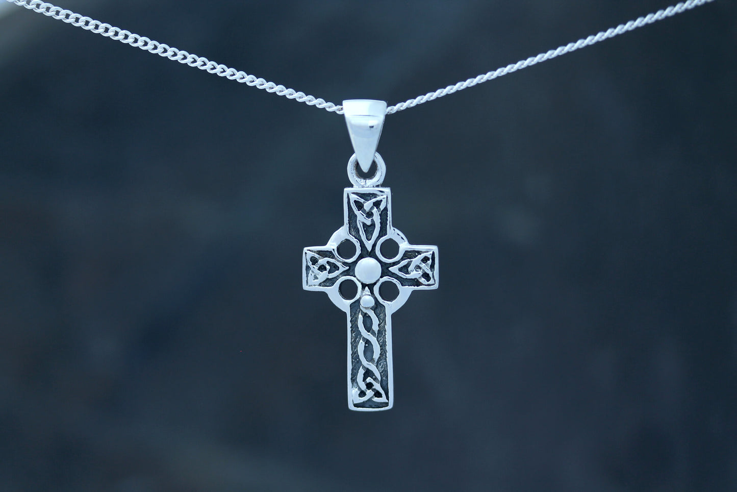 Celtic Cross Pendant - Looped Trinity (Small)