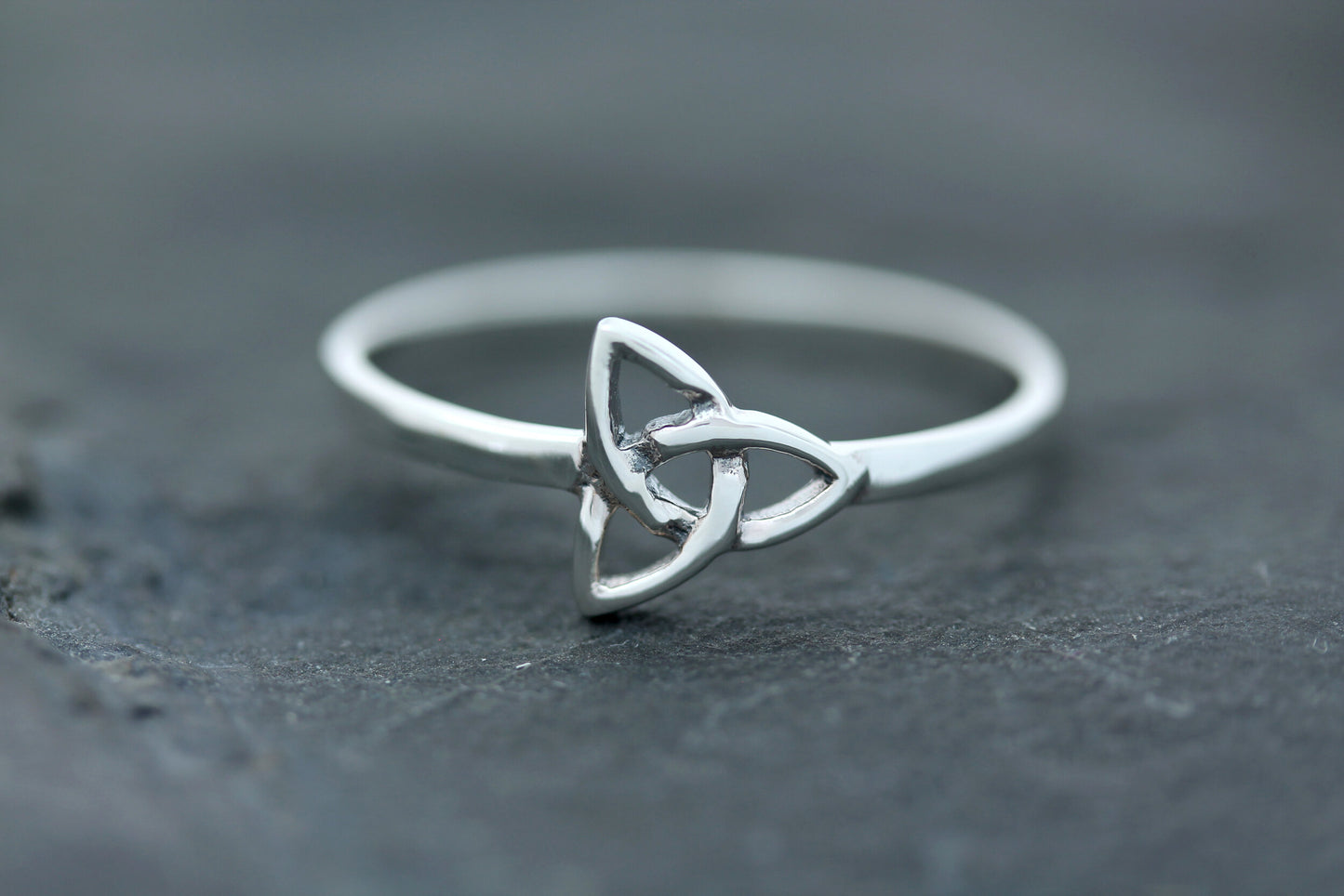 Triquetra Ring -  Thin Simple Balance (Small)