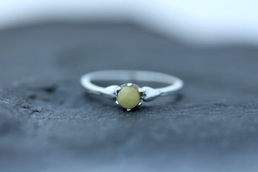 Scottish Marble Ring - Central Cabouche