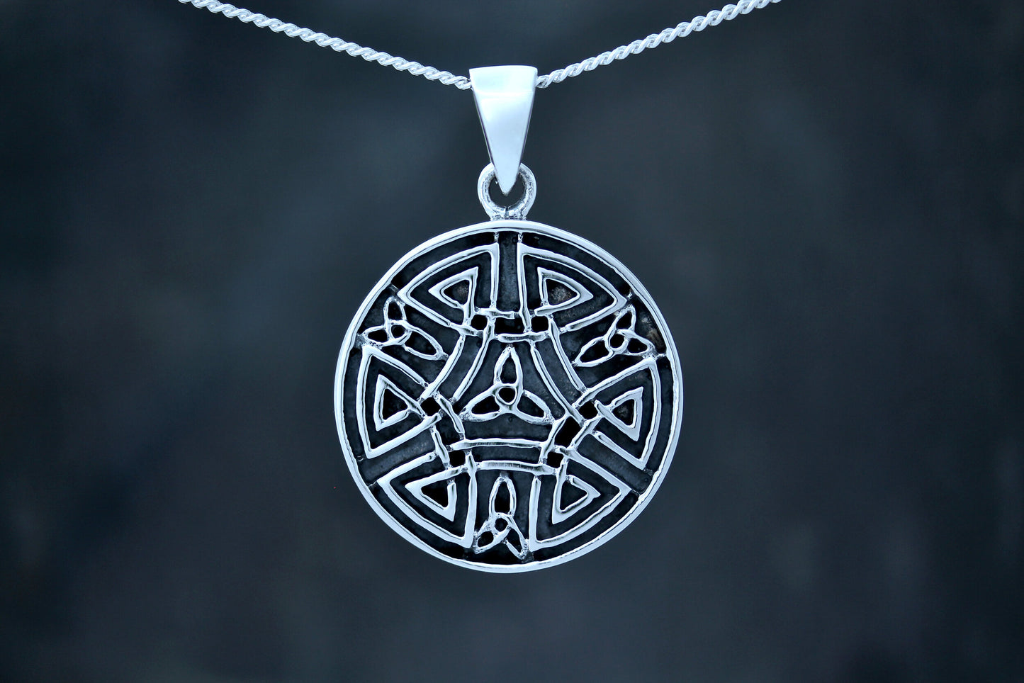 Celtic Knot Pendant - Antique Six Fold Amulet