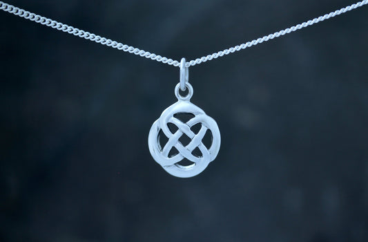 Celtic Knot Pendant- Large Quaternary Knot