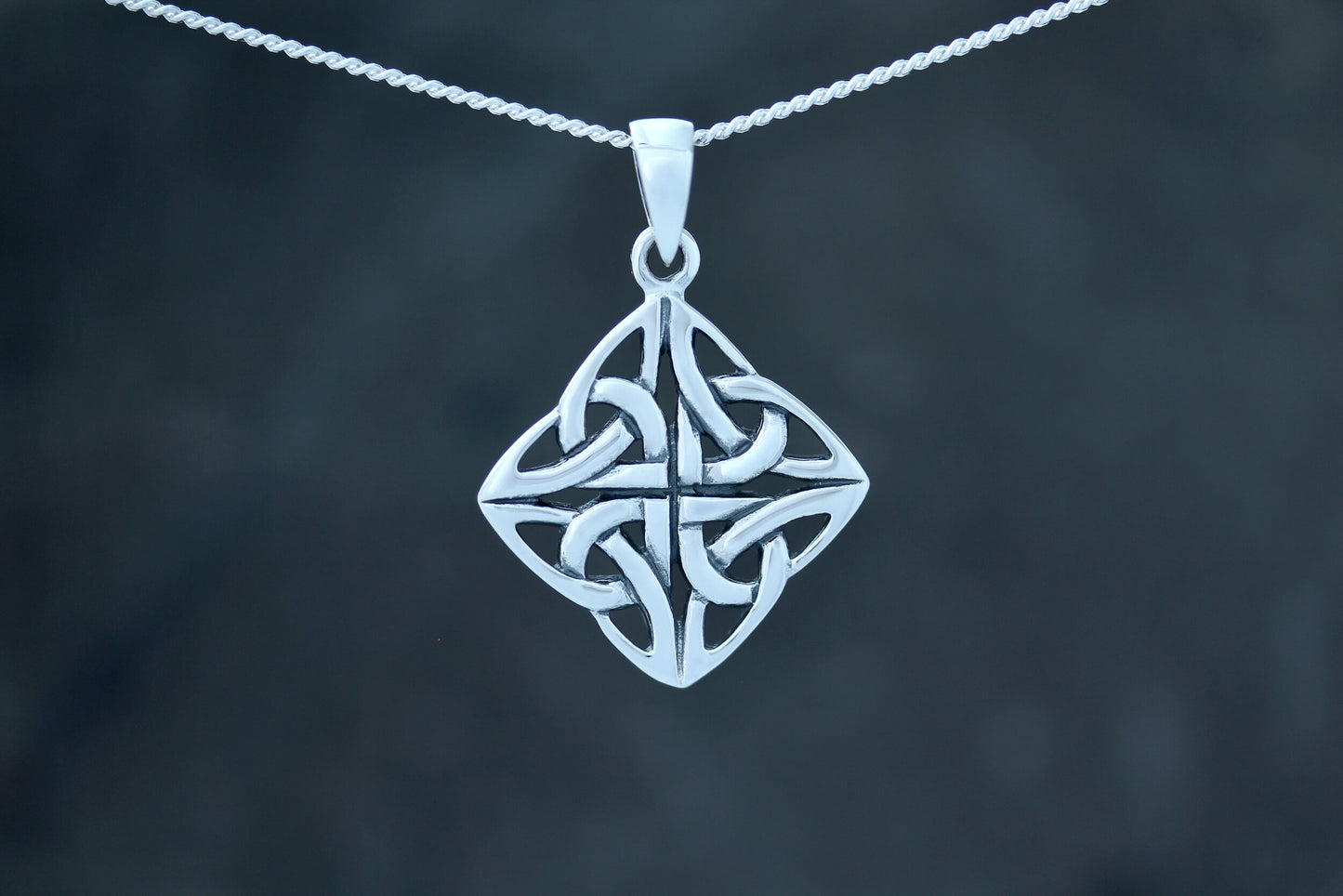 Celtic Knot Pendant - Open Four Seasons Knot