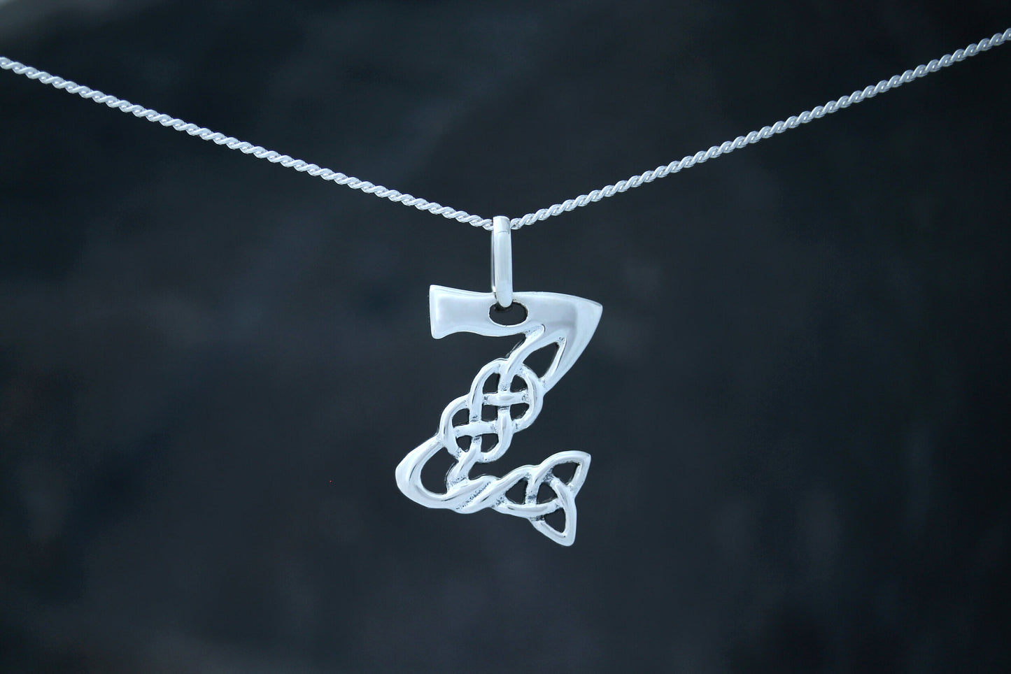 Celtic Letters - 'Z' Pendant