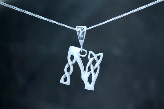 Celtic Letters - 'N' Pendant (Capital)