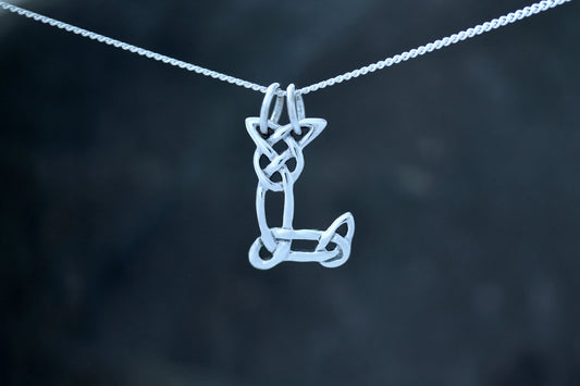 Celtic Letters - 'L' Pendant