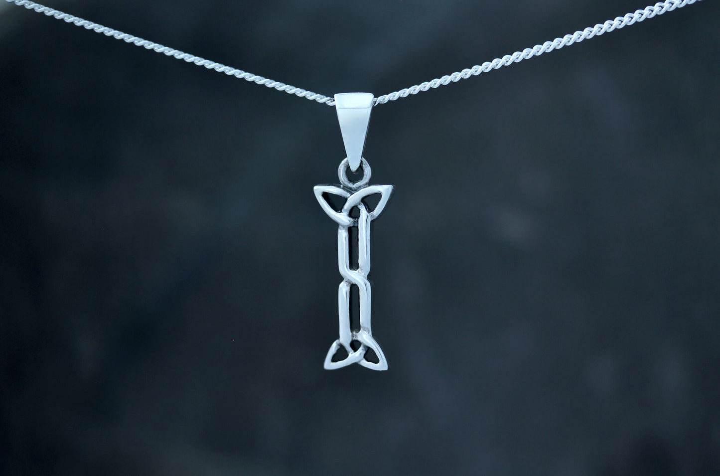 Celtic Letters - 'I' Pendant (Two Worlds)