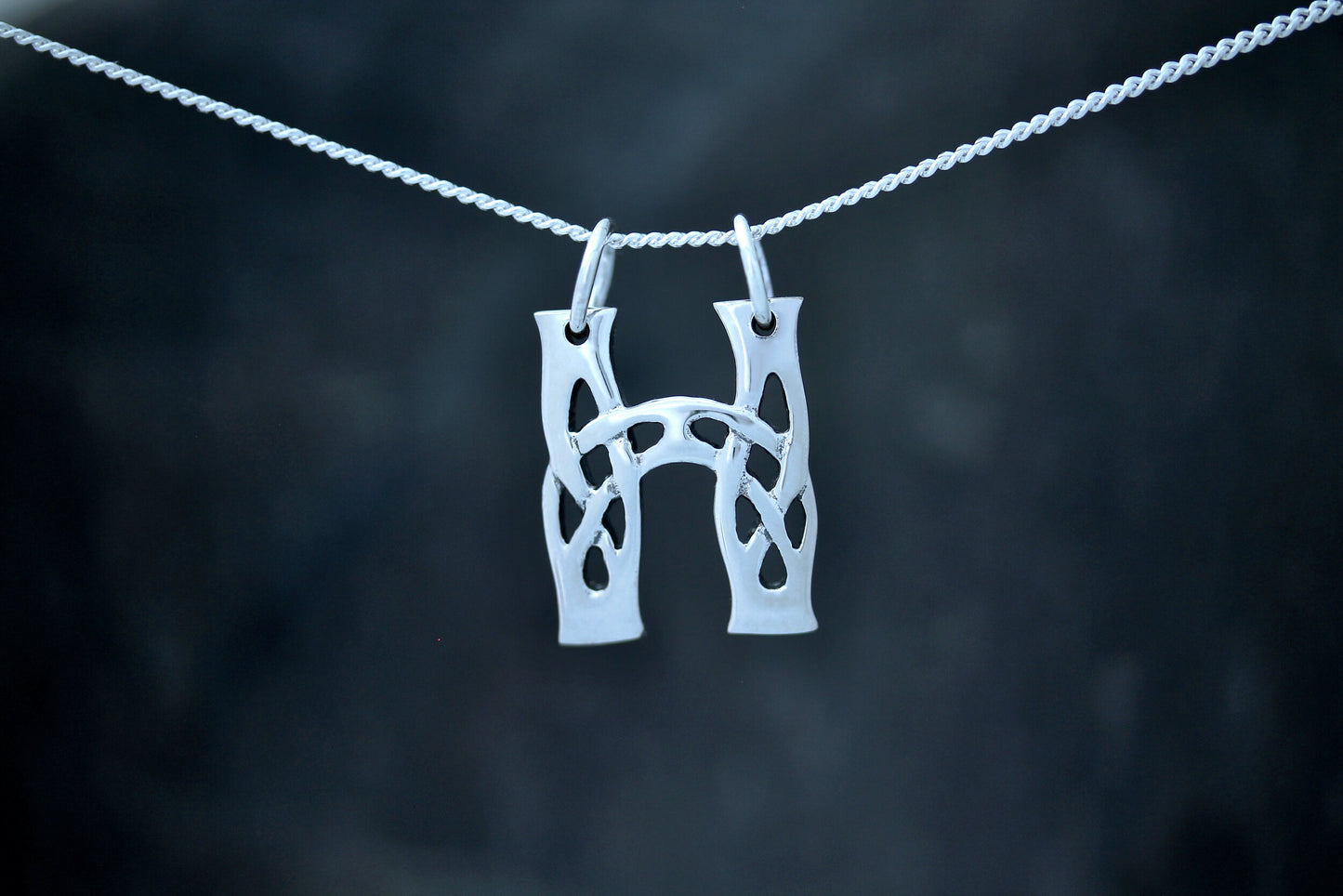 Celtic Letters - 'H' Pendant