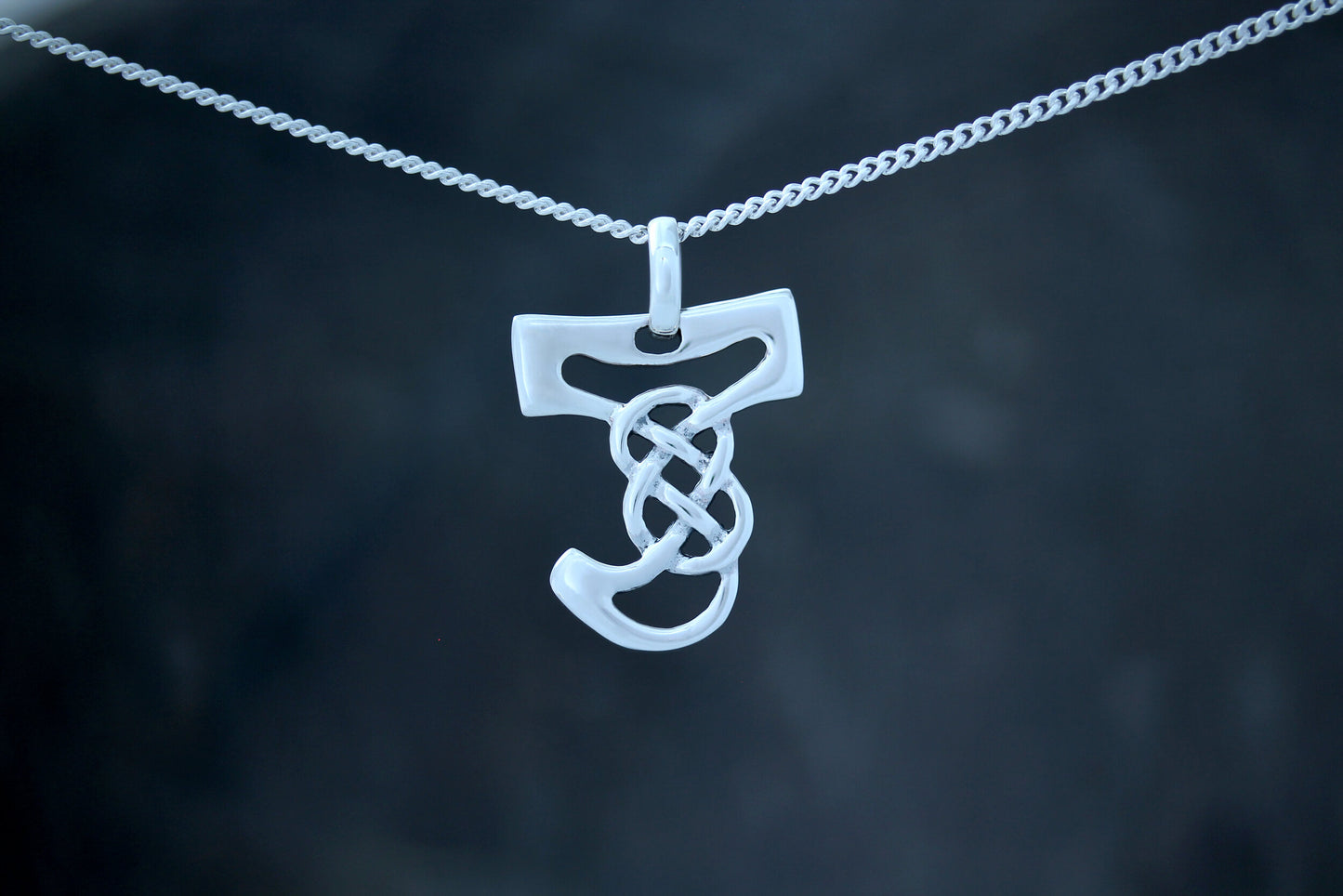 Celtic Letters - 'J' Pendant