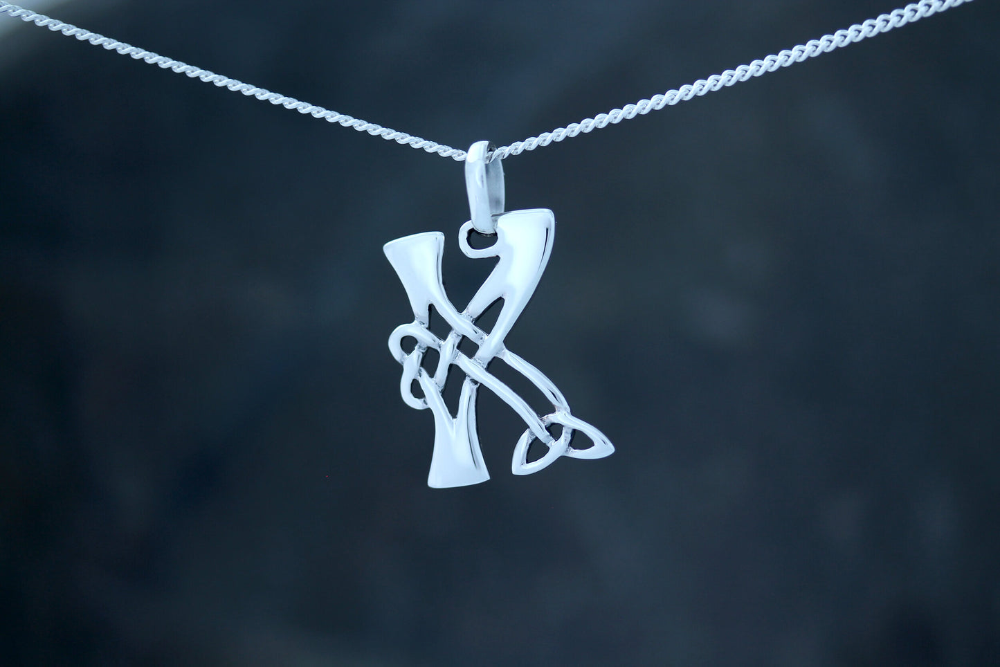 Celtic Letters - 'K' Pendant