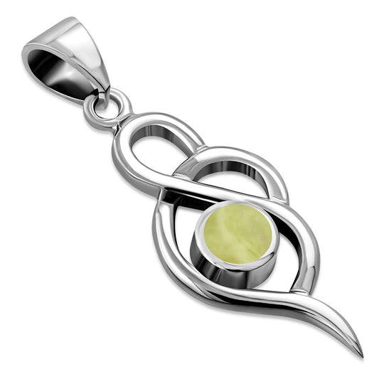 Scottish Marble Pendant - Triple Loop