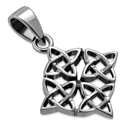 Celtic Knot Pendant - Four Directions (Thick)