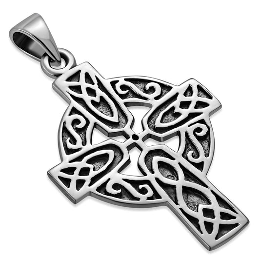 Celtic Cross Pendant - Antique Celtic Tradition