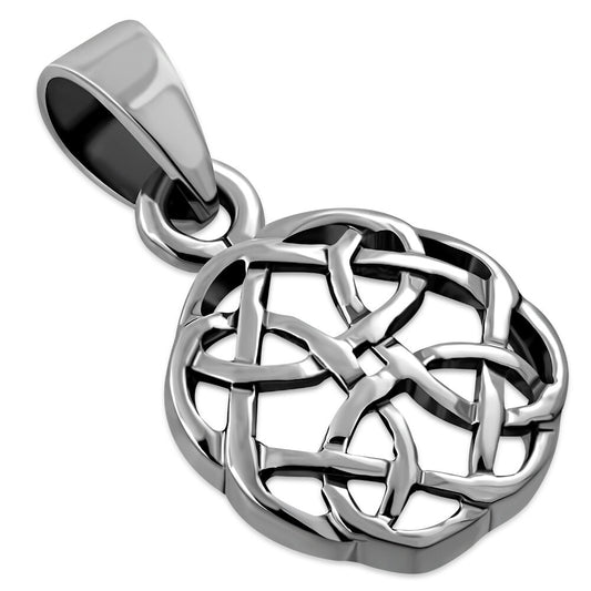 Celtic Knot Pendant - Interlocked Four Leaves