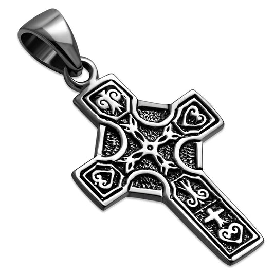 Celtic Cross Pendant - La Tene' (Medium)