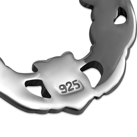 Claddagh Pendant - Knot &amp; Shamrock