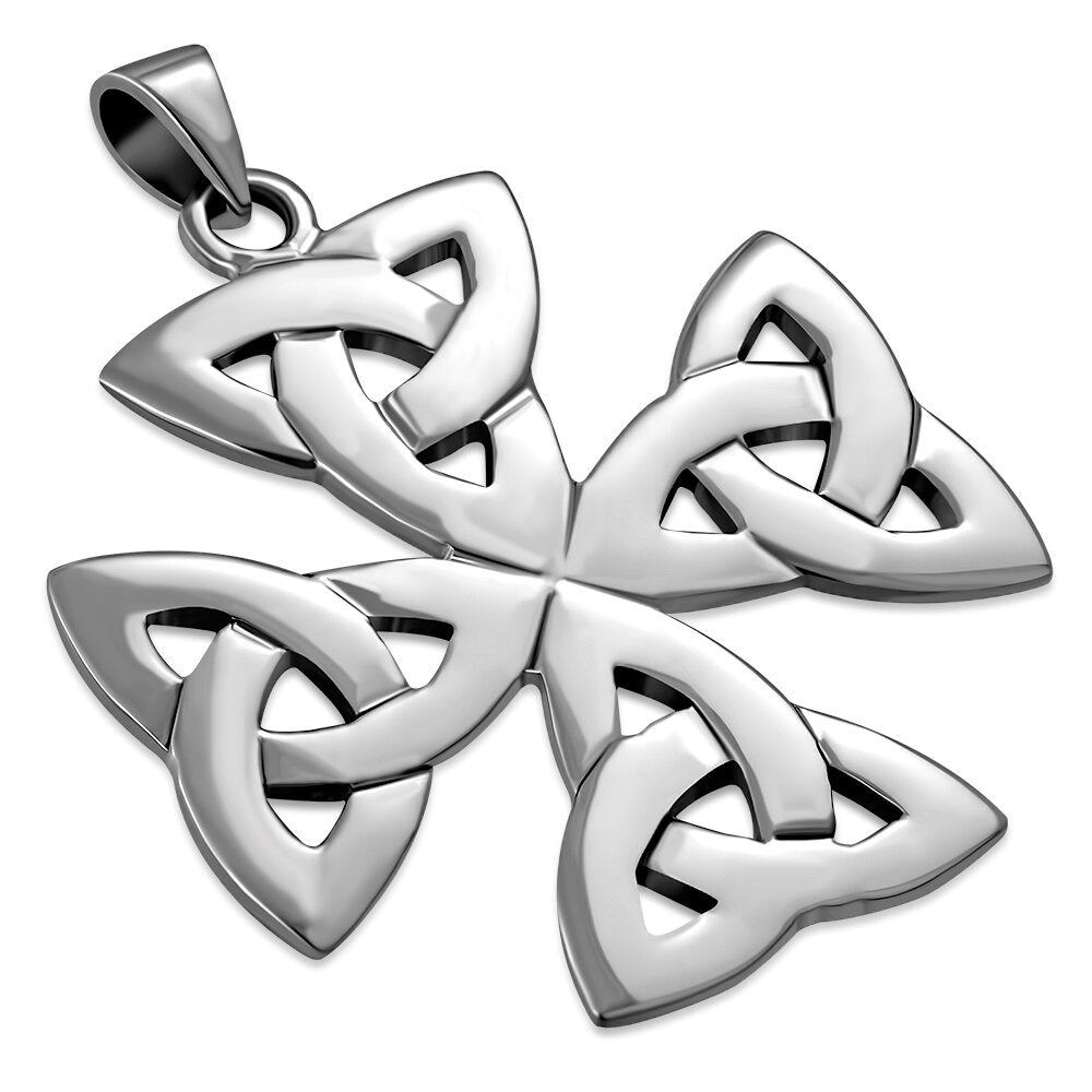 Celtic Knot Pendant - Large Wheel Cross