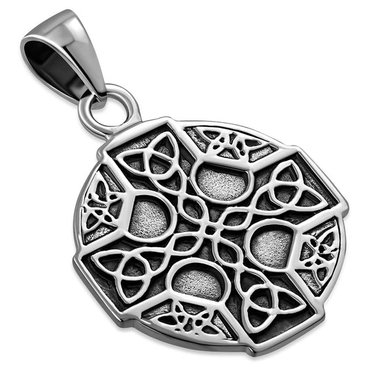 Celtic Cross Pendant - Traditional Circular Cross