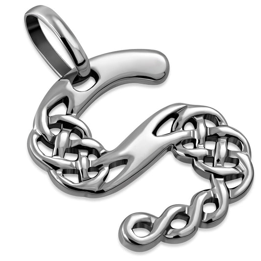 Celtic Letters - 'S' Pendant