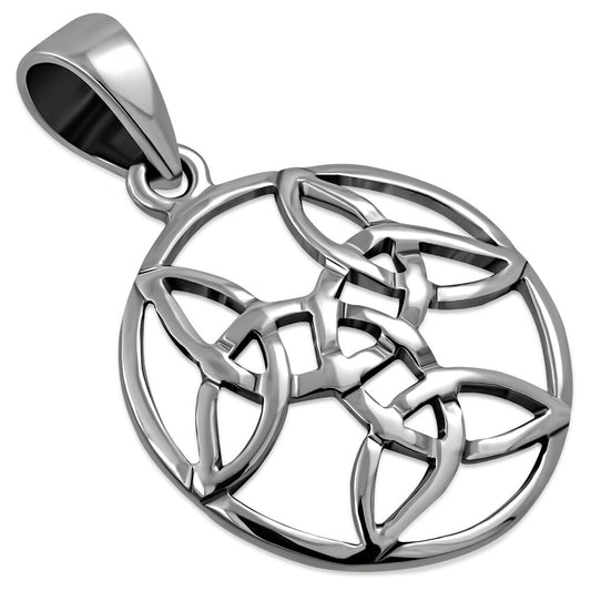Triquetra Pendant - Triple Lace