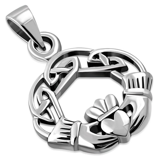 Claddagh Pendant - Kells Knot