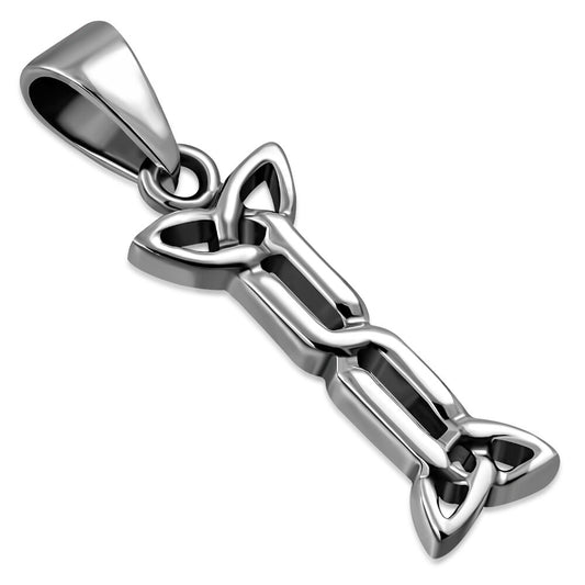 Celtic Letters - 'I' Pendant (Two Worlds)