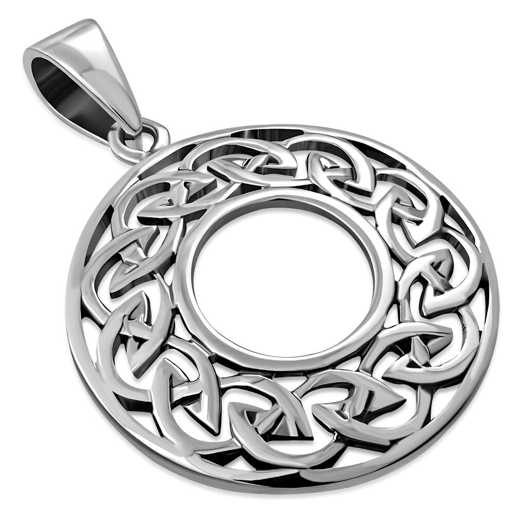 Celtic Knot Pendant-Open Circle Infinity Knot